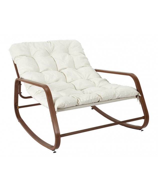 FAUTEUIL A BASCULE MIAMI IMITATION BOIS M1 HDO7309 Πολυθρόνες