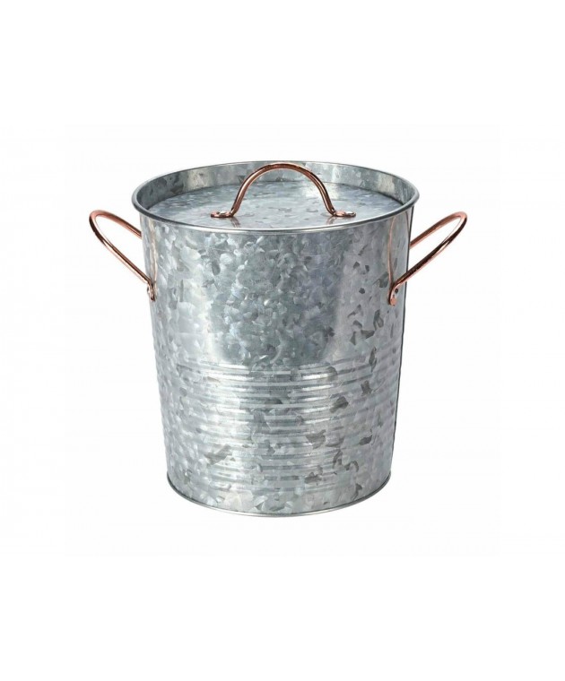 ΔΙΑΚΌΣΜΗΣΗ & ΟΡΓΆΝΩΣΗ ΜΠΑΛΚΟΝΙΟΎ ICE BUCKET ZINC METAL WITH LID FZ1000800