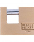 Λουκέτο με κλειδιά Black+Decker - 50mm