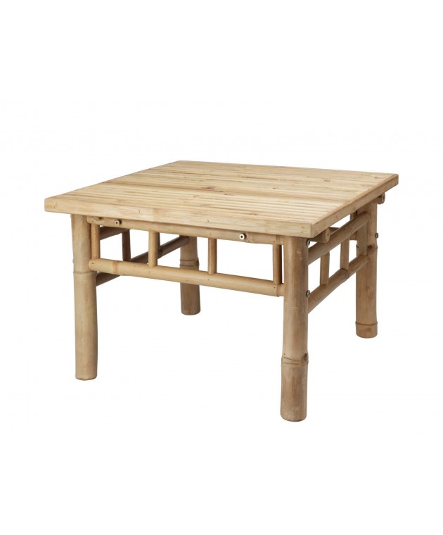 Τραπέζι bamboo - 57x57x38cm Ξύλινα