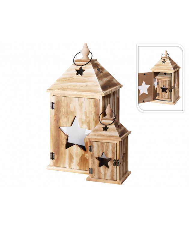 Σετ Φαναράκια - Ύψους 29.5cm & 42cm - 2 τεμάχια Φαναράκια