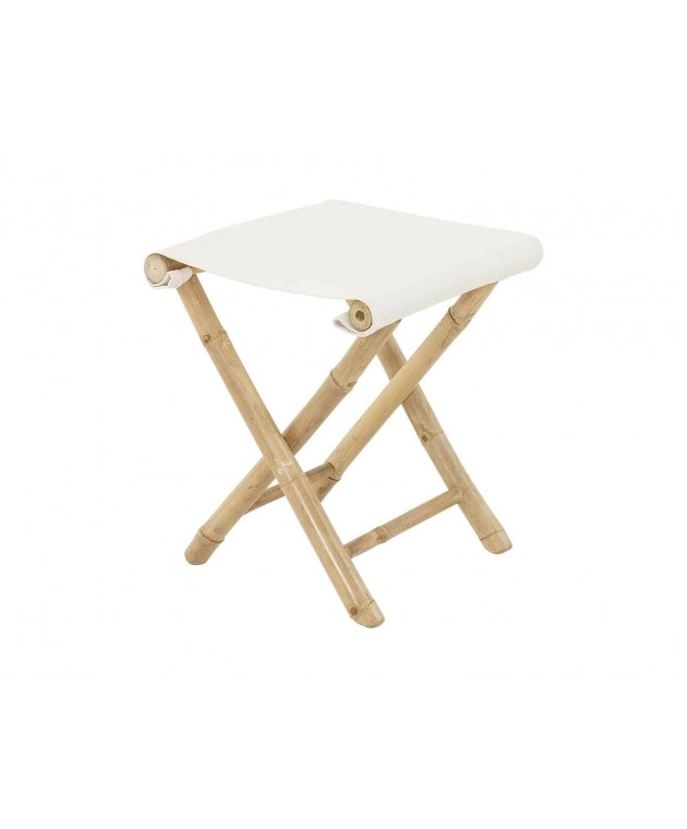 STOOL BAMBOO WITH CANVAS CLOTH LESLI LIVING 41276 Καρέκλες Ξύλινες
