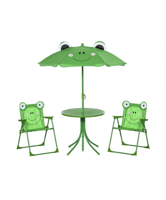 ΈΠΙΠΛΑ ΚΉΠΟΥ & ΒΕΡΆΝΤΑΣ GARDEN SET CHILD FROG DESIGN Σαλόνια Κήπου