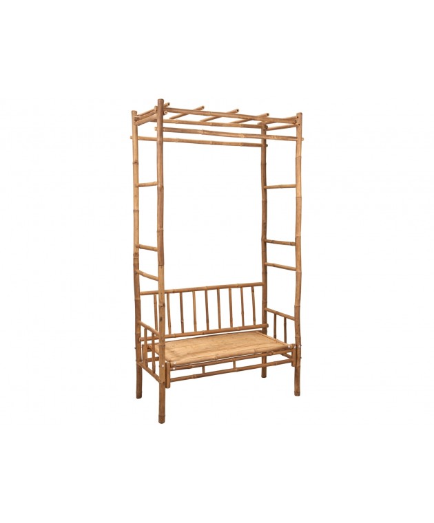 ΈΠΙΠΛΟ ΚΉΠΟΥ & ΒΕΡΆΝΤΑΣ BENCH BAMBOO WITH PERGOLA Καναπέδες