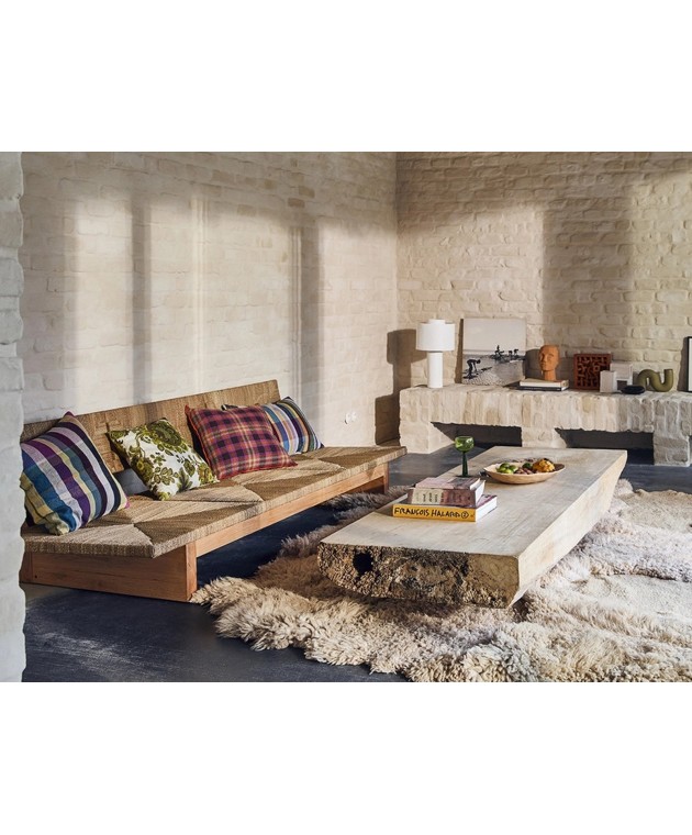 Καναπές Κήπου HKliving - 220x91x62cm Καναπέδες