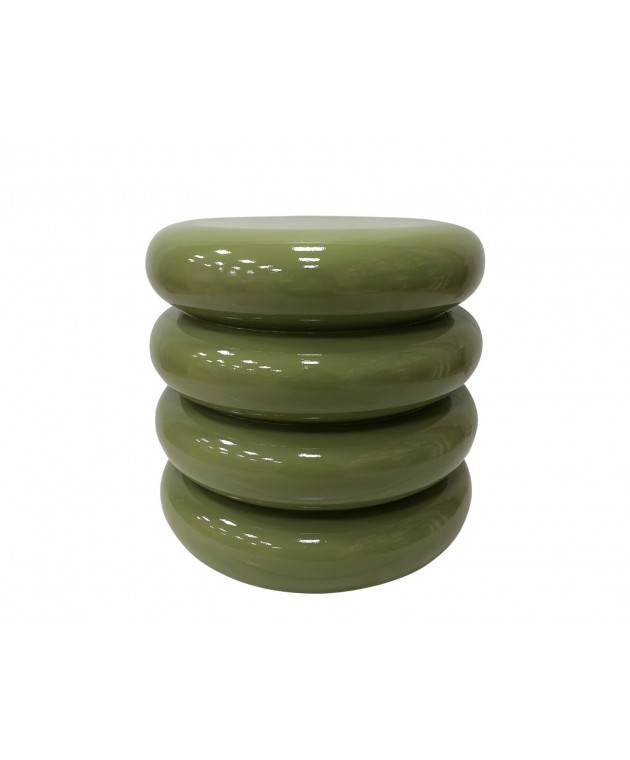 ΈΠΙΠΛΑ ΚΉΠΟΥ & ΒΕΡΆΝΤΑΣ SIDE TABLE TALUM MGO GREEN Ψ40X40,5CM