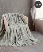  Κουβέρτα Fleece Υπέρδιπλη Harmonie Grey (220x240), Rythmos Home Κουβέρτες Fleece Υπέρδιπλες