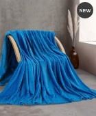  Κουβέρτα Fleece Υπέρδιπλη Harmonie Blue (220x240), Rythmos Home Κουβέρτες Fleece Υπέρδιπλες