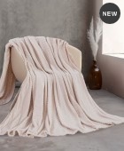  Κουβέρτα Fleece Υπέρδιπλη Harmonie Beige (220x240), Rythmos Home Κουβέρτες Fleece Υπέρδιπλες