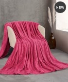  Κουβέρτα Fleece Υπέρδιπλη Harmonie Fuchsia (220x240), Rythmos Home Κουβέρτες Fleece Υπέρδιπλες