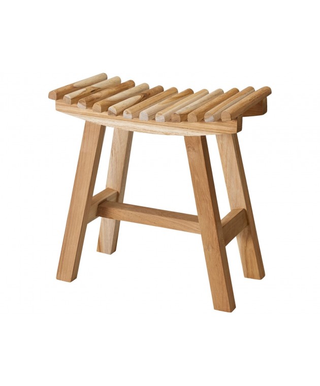 ΣΚΑΜΠΌ STOOL TEAK 40X20X40CM Σκαμπό