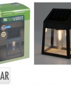 Ηλιακό φωτιστικο LED - Μαύρο