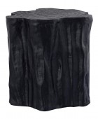 ΤΡΑΠΕΖΆΚΙΑ ΣΑΛΟΝΙΟΎ PTMD SIDE TABLE FENNAH TREE TRUNK ALUMINIUM BLACK