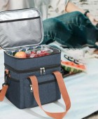 Ισοθερμική Τσάντα Φαγητού 12Lt Amber Γκρι AM3014-3 Τσάντα