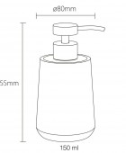 Earth oak set δοχείο κρεμοσάπουνου 150 ml & ποτήρι οδοντόβουρτσας Sealskin