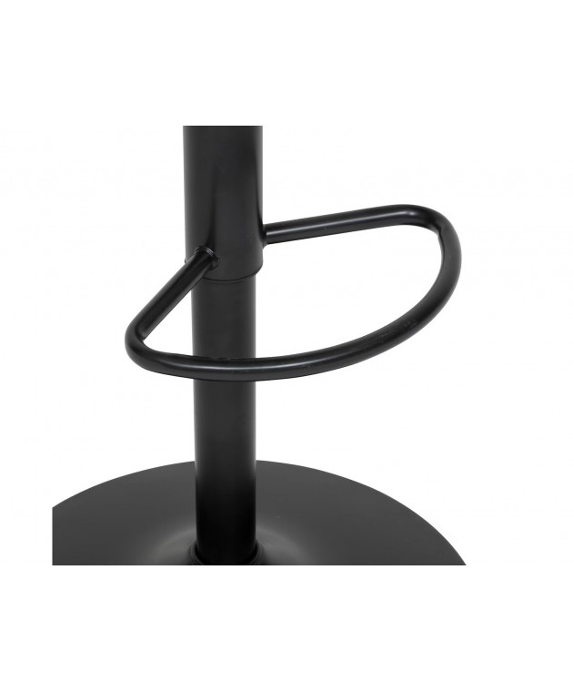 SASHA CED/BLK ADJ BAR STOOL ATMOSPHERA 207338B Σκαμπό