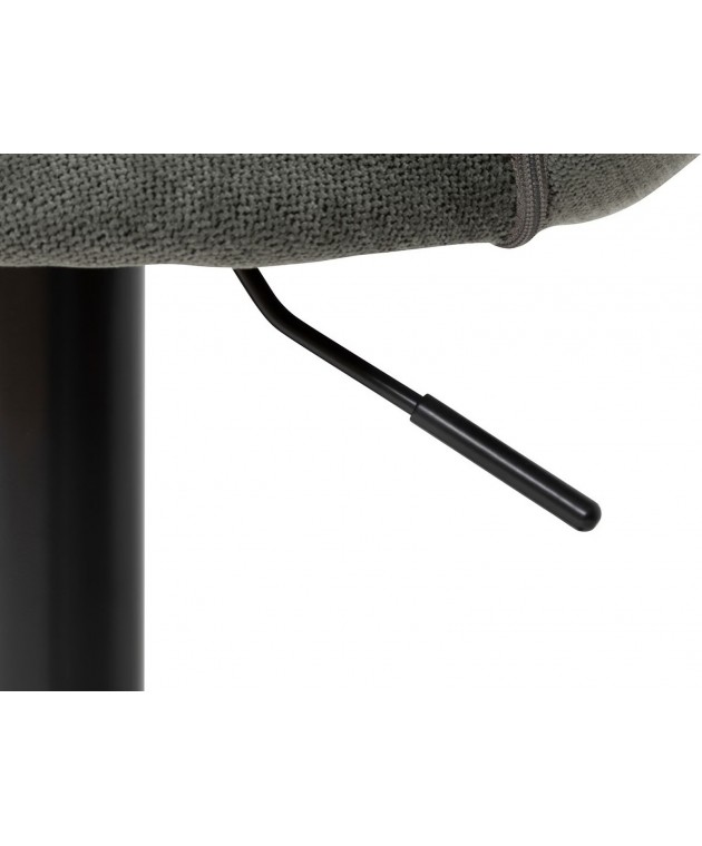 SASHA CED/BLK ADJ BAR STOOL ATMOSPHERA 207338B Σκαμπό