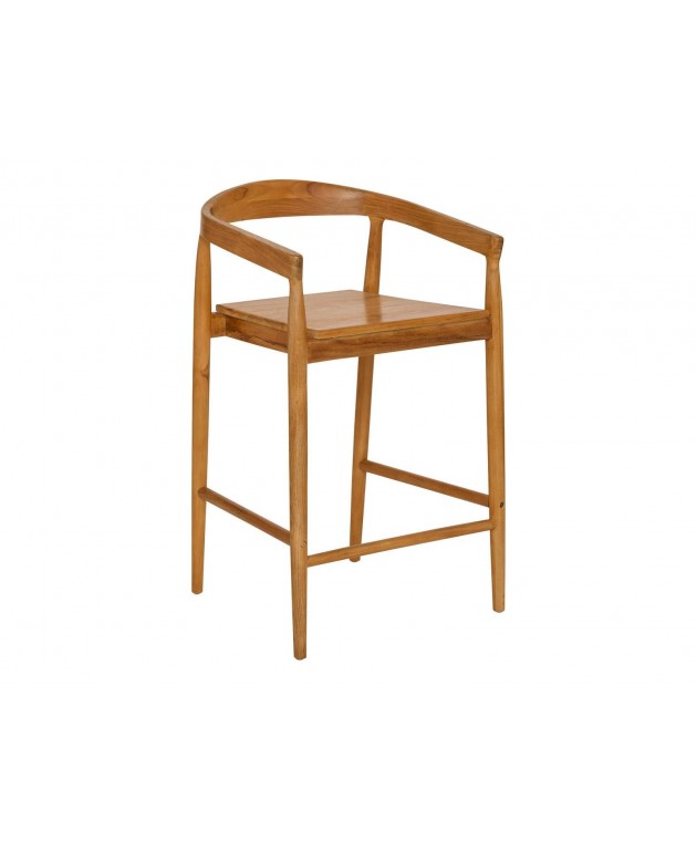 MIYAKO TEAK BAR STOOL SH70 ATMOSPHERA 207342A Σκαμπό