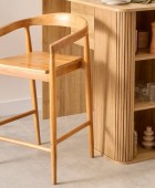 MIYAKO TEAK BAR STOOL SH70 ATMOSPHERA 207342A Σκαμπό