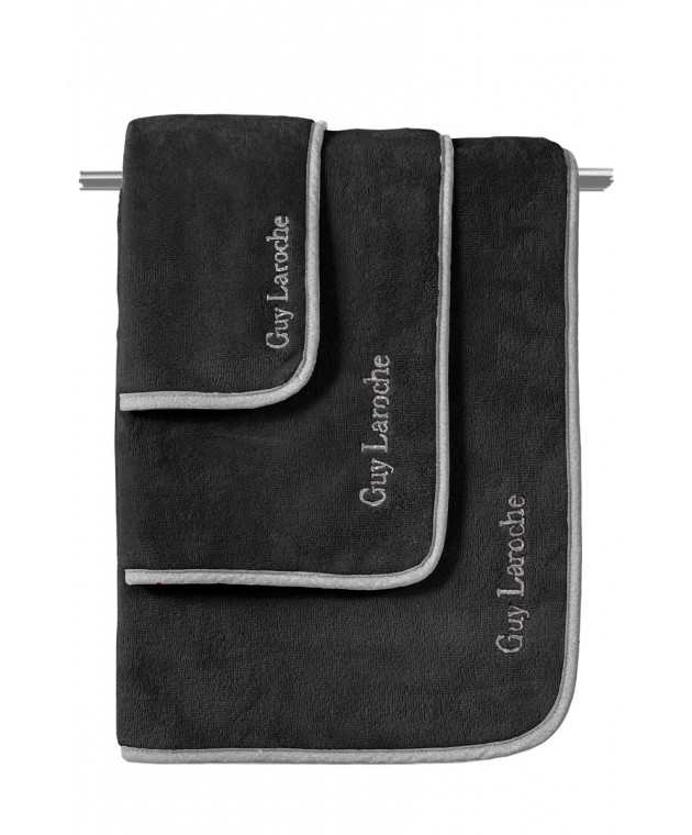 Σετ 3τμχ Πετσέτες New Comfy Black Σετ πετσέτες Mπάνιου