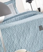 Σετ Κουβερλί 2 τμχ. Kylian Denim 180X240 Κουβερλί Ημίδιπλα