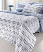 Σετ 4τμχ Σεντόνια Pinstripe Denim 240Χ265 Σεντόνια Υπέρδιπλα