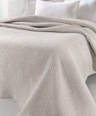 Κουβέρτα Slalom Linen 245Χ260 Κουβέρτες Βαμβακερές Υπέρδιπλες