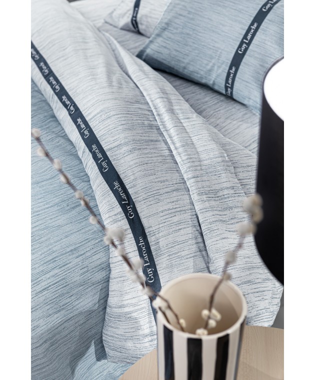 Σετ 4τμχ Σεντόνια Avene Denim με Λάστιχο 170x200+32 Σεντόνια Υπέρδιπλα