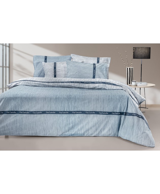 Σετ 4τμχ Σεντόνια Avene Denim με Λάστιχο 170x200+32 Σεντόνια Υπέρδιπλα