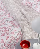 Σετ 4τμχ Σεντόνια Ortega Old Pink με Λάστιχο 170Χ200+32 Σεντόνια Υπέρδιπλα