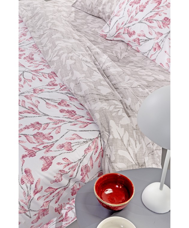 Σετ 4τμχ Σεντόνια Ortega Old Pink 240Χ265 Σεντόνια Υπέρδιπλα