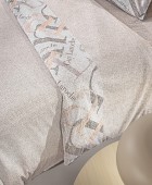 Σετ 4τμχ Σεντόνια Passport Beige με Λάστιχο 170x200+32 Σεντόνια Υπέρδιπλα