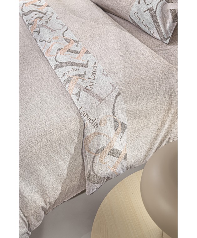 Σετ 4τμχ Σεντόνια Passport Beige με Λάστιχο 170x200+32 Σεντόνια Υπέρδιπλα