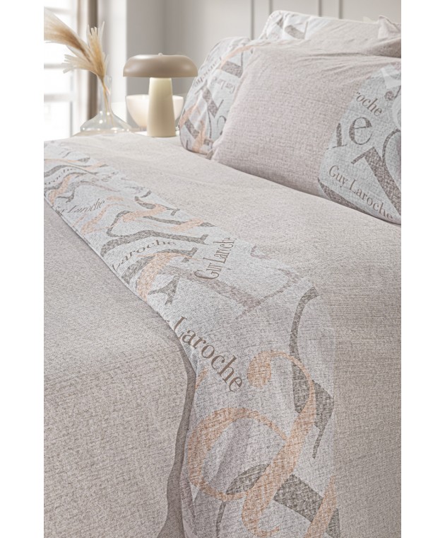 Σετ 4τμχ Σεντόνια Passport Beige με Λάστιχο 170x200+32 Σεντόνια Υπέρδιπλα