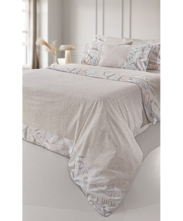 Σετ 4τμχ Σεντόνια Passport Beige με Λάστιχο 170x200+32 Σεντόνια Υπέρδιπλα