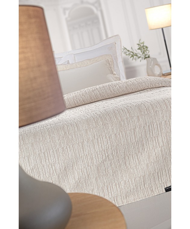 Κουβέρτα Diana Natural 260Χ250 Κουβέρτες Βαμβακερές King Size
