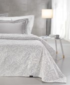 Κουβέρτα Bouquet Smoke 260Χ250 Κουβέρτες Βαμβακερές King Size