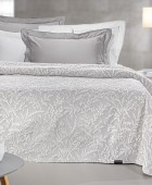 Κουβέρτα Bouquet Smoke 260Χ250 Κουβέρτες Βαμβακερές King Size