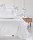 Κουβέρτα Diana White 260Χ250 Κουβέρτες Βαμβακερές King Size