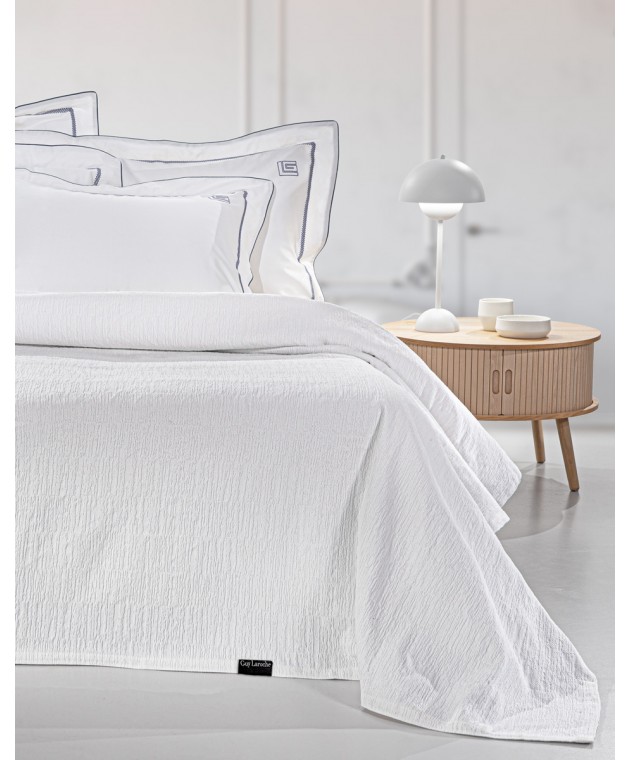 Κουβέρτα Diana White 260Χ250 Κουβέρτες Βαμβακερές King Size