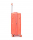 Βαλίτσα Μεσαία Με Προέκταση AMBER 65cm Peachy Red AM1017 Μεσαίες