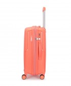 Βαλίτσα Μεσαία Με Προέκταση AMBER 65cm Peachy Red AM1017 Μεσαίες