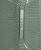 Βαλίτσα Μεσαία Με Προέκταση AMBER 65cm Λαδί AM1018 Μεσαίες