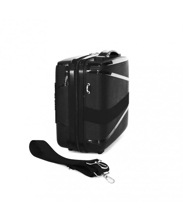 Beauty Case AMBER Mαύρο AM1018 Beauty Case