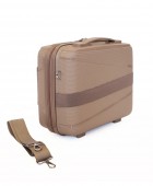 Beauty Case AMBER Mόκα AM1018 Beauty Case