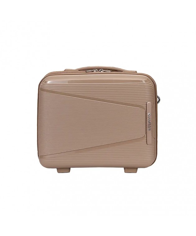 Beauty Case AMBER Mόκα AM1018 Beauty Case