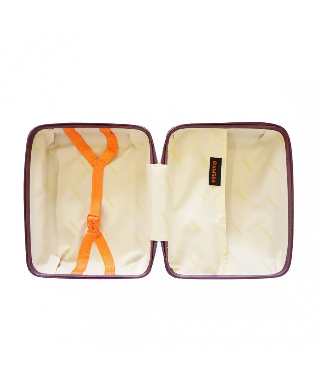 Beauty Case AMBER Μωβ AM1017 Beauty Case
