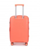 Βαλίτσα Καμπίνας Με Προέκταση AMBER (55x38x20-25cm) Peachy Red AM1017 Καμπίνας