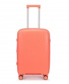 Βαλίτσα Καμπίνας Με Προέκταση AMBER (55x38x20-25cm) Peachy Red AM1017 Καμπίνας