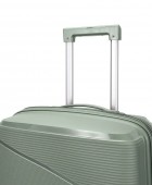 Βαλίτσα Καμπίνας Με Προέκταση AMBER (55x38x20-25cm) Λαδί AM1018 Καμπίνας